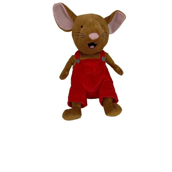 Kohl's Cares If You Give A Mouse A Cookie Plush 14" Red Overalls - Picture 1 of 12